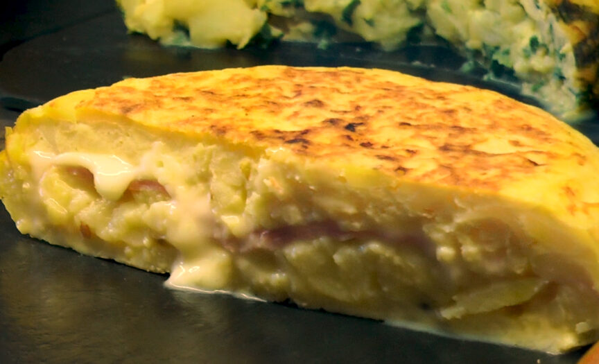 tortilla con queso